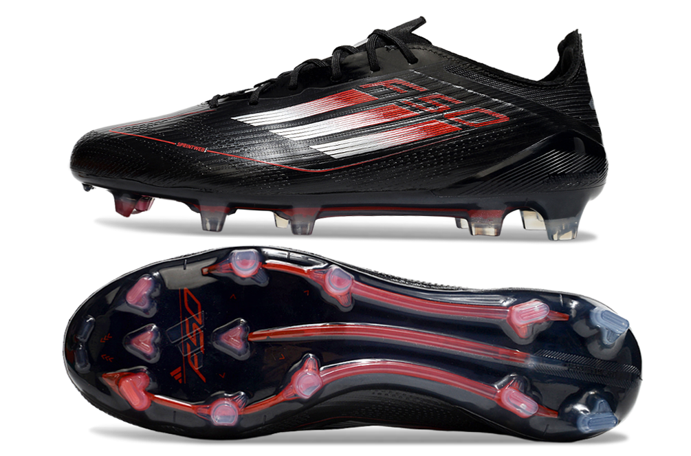 F50 Elite FG Laced Black/Red