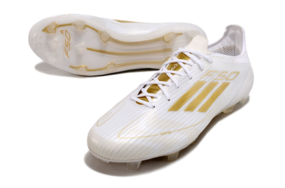F50 Elite FG Laced White & Gold