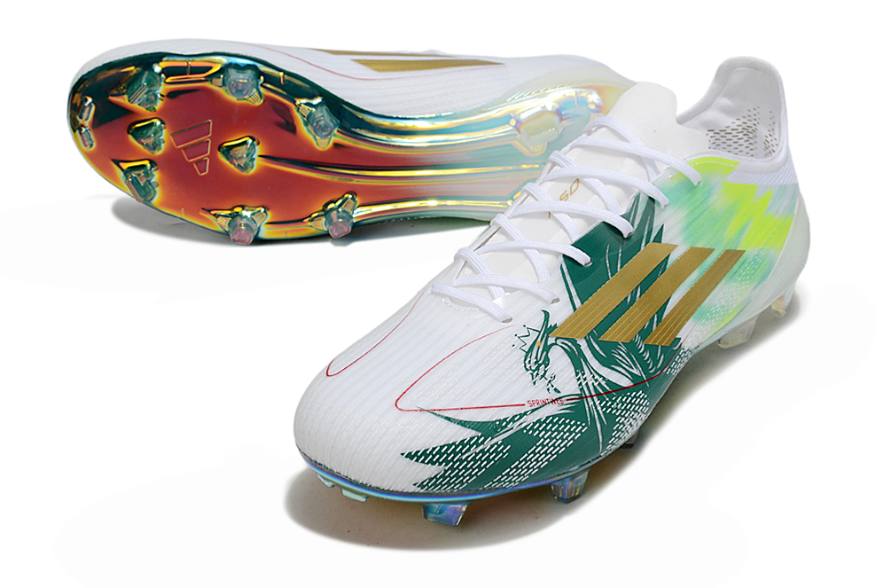 F50 Elite FG Laced Green/White