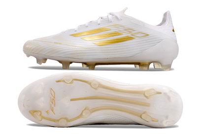 F50 Elite FG Laced White & Gold