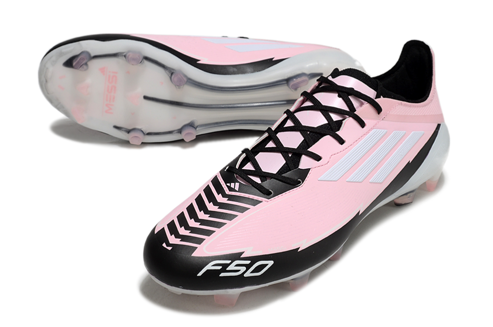 F50 Elite FG Laced Pink/Black Messi