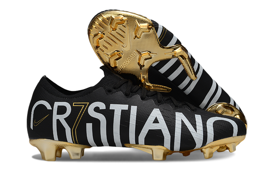 Vapor 12 Elite FG CR7 Black/Gold