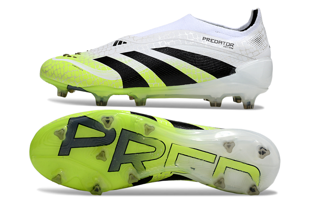 Predator Elite LL FG White/Green