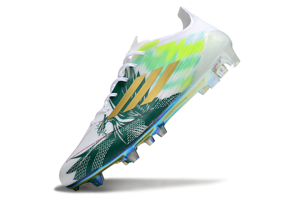 F50 Elite FG Laced Green/White