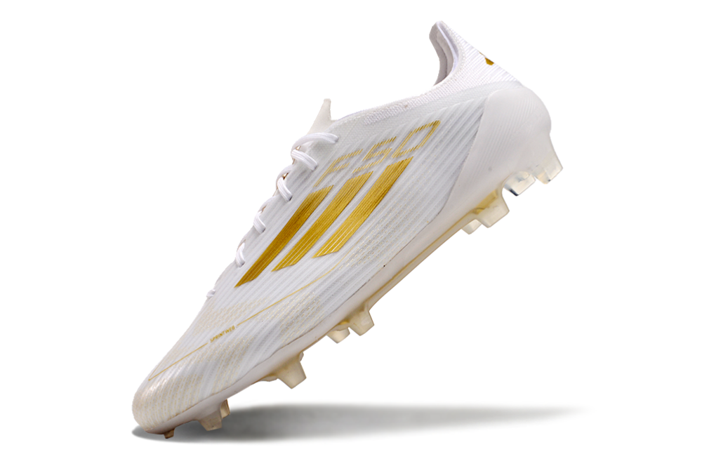 F50 Elite FG Laced White & Gold