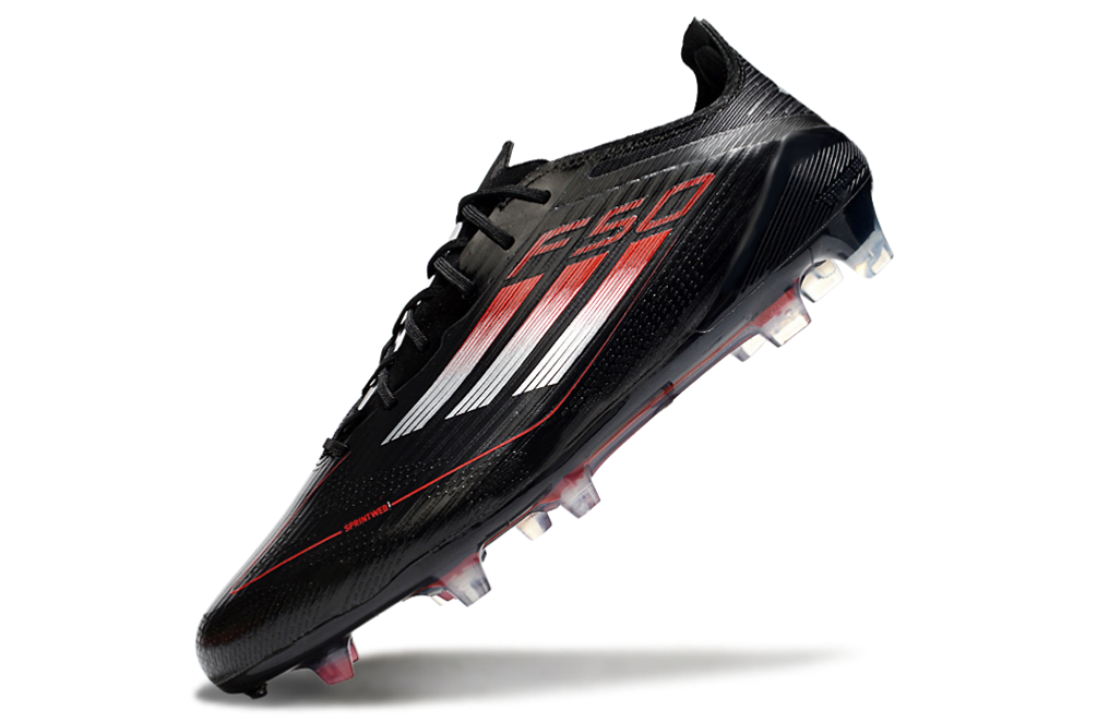F50 Elite FG Laced Black/Red