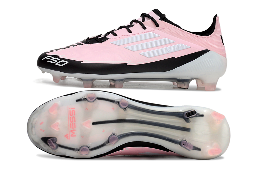 F50 Elite FG Laced Pink/Black Messi